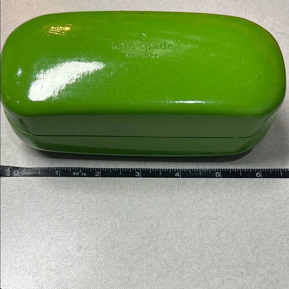 Kate Spade Glasses Case Green Glasses Read Book Eyes Travel Protect Optical Bag - Picture 8 of 8